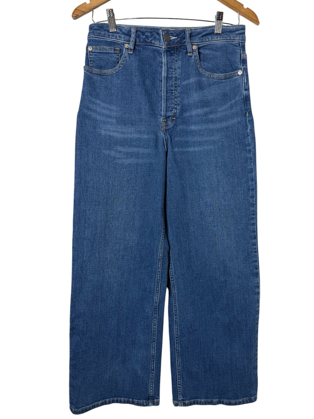 Free People Wales Wide-Leg Jeans 28 - Picture 2 of 5